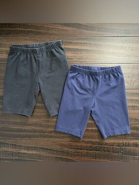 Hanna Andersson Black and Navy Biker Shorts Bundle